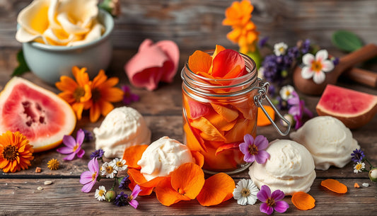 Discover the Delicate Delight of Don Gastronom's Orange Blossom Petal Spread: Perfect for Ice Cream and More!