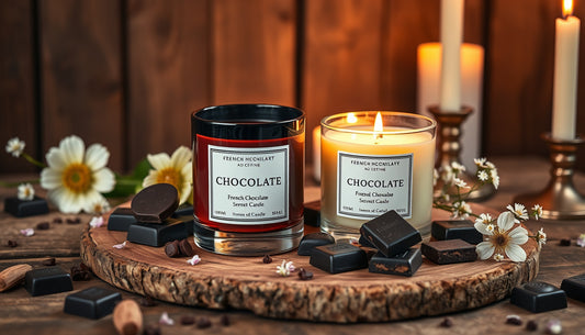 Indulge Your Senses: Unveiling the Decadent French Chocolate Scented Candle by Nette