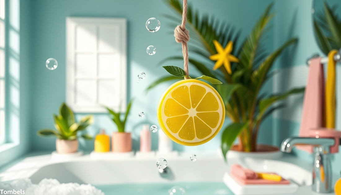 Elevate Your Bath Time with Charming Lime-Shaped Soap on a Rope!