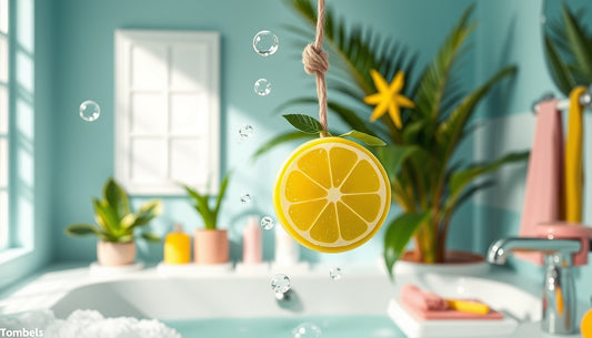 Elevate Your Bath Time with Charming Lime-Shaped Soap on a Rope!