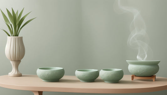 Elevate Your Space with the Elegant Celadon Incense Burner from Kettl
