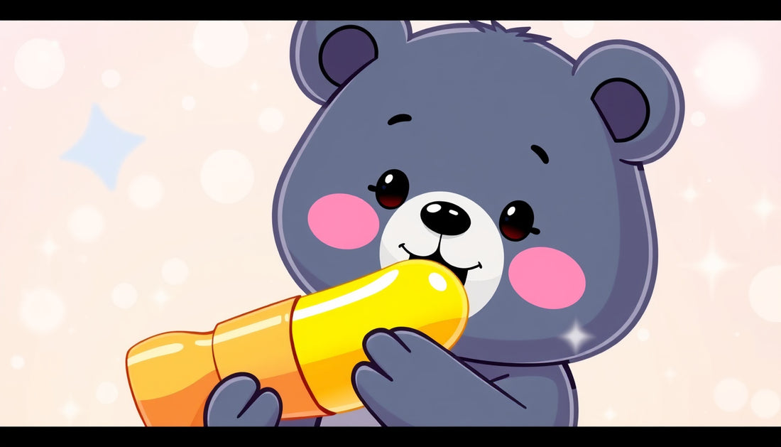 Sweet & Shimmer’s Adorable Banana Burst Lip Balm Bear: Your New Go-To for Soft Lips!