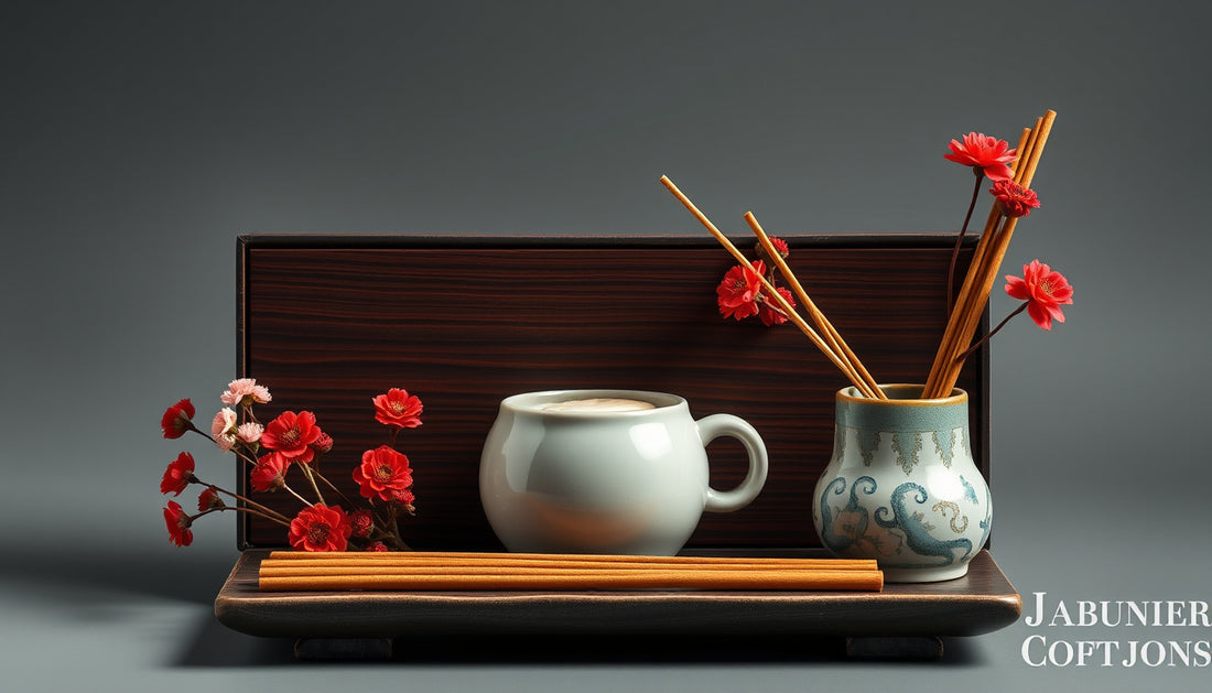 Discover the Exquisite Year of the Horse Gift Set: Handcrafted Aloeswood Incense and Ceramic Holder from Nippon Kodo