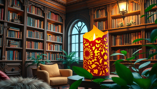 Transform Your Home Into a Fantasy Library with the Assouline Library Paper Candle