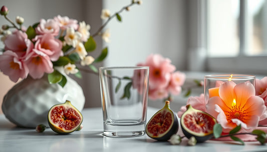 Scented Elegance: Elevate Your Space with Ozaiz's 10 oz Tumbler and Fig & Flowers Candle